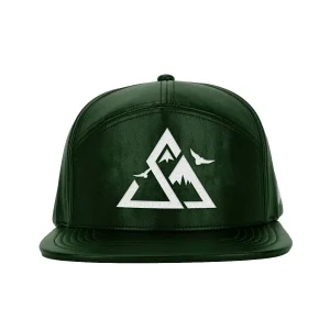 Gorra Cuero Verde